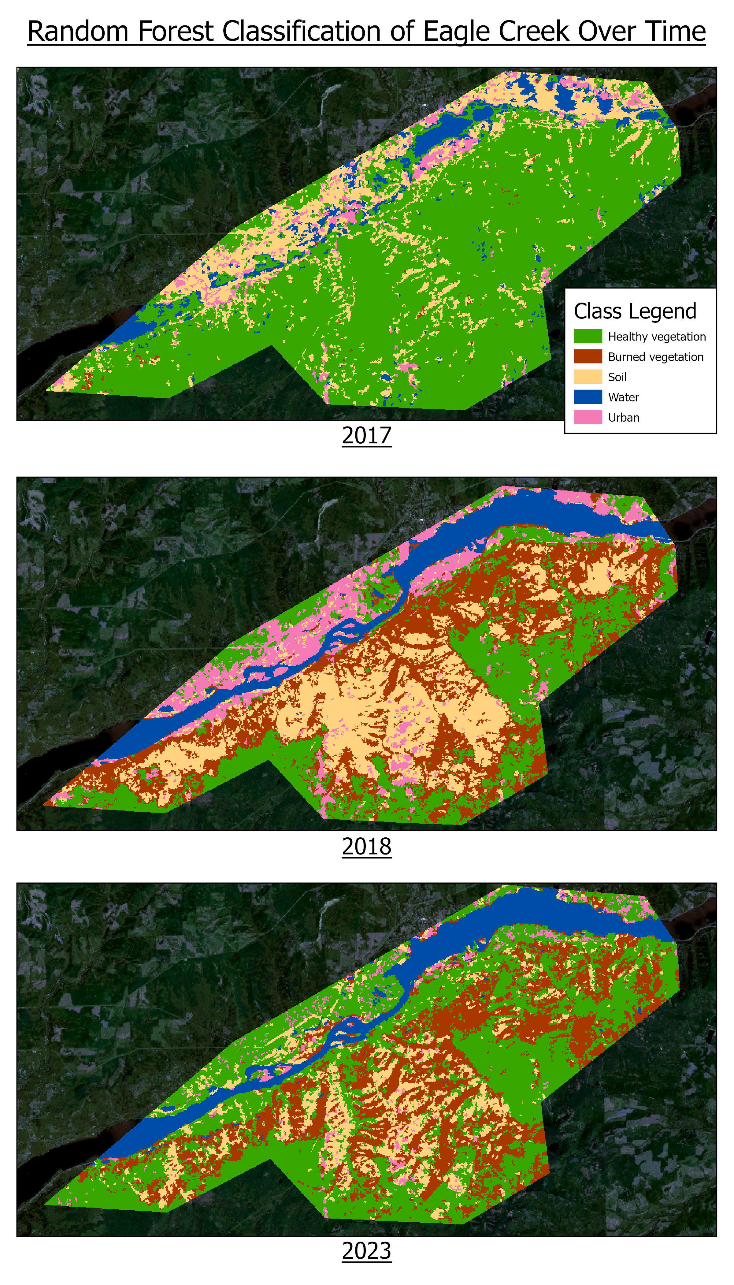 Eagle Creek Fire Remote Sensing Analysis
